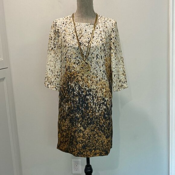 Zara Abstract Shift Pocket dress - Picture 5 of 14